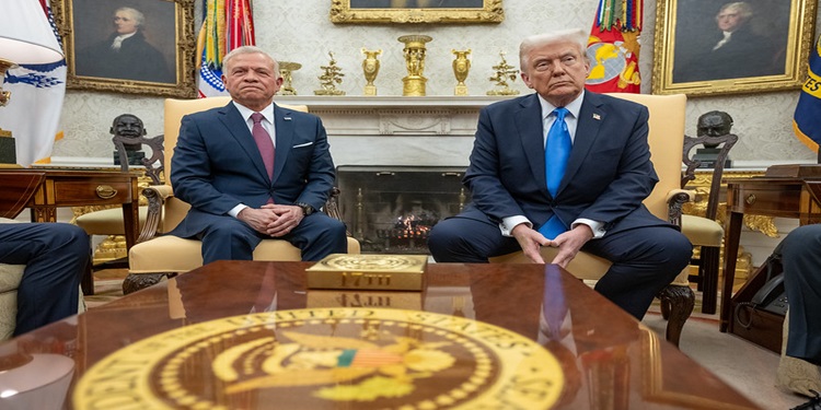 Donald Trump roi Abdallah II