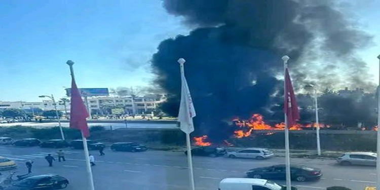Incendie Bus Charguia
