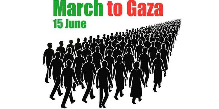 marche mondiale vers Gaza