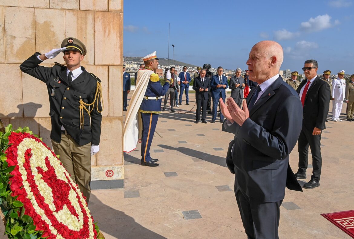 Kais Saied fête de l'évacuation