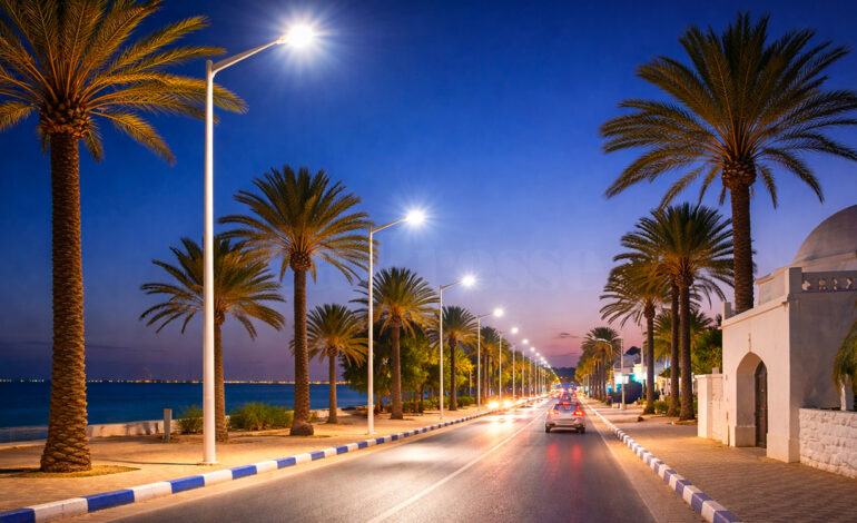 Djerba éclairage public LED