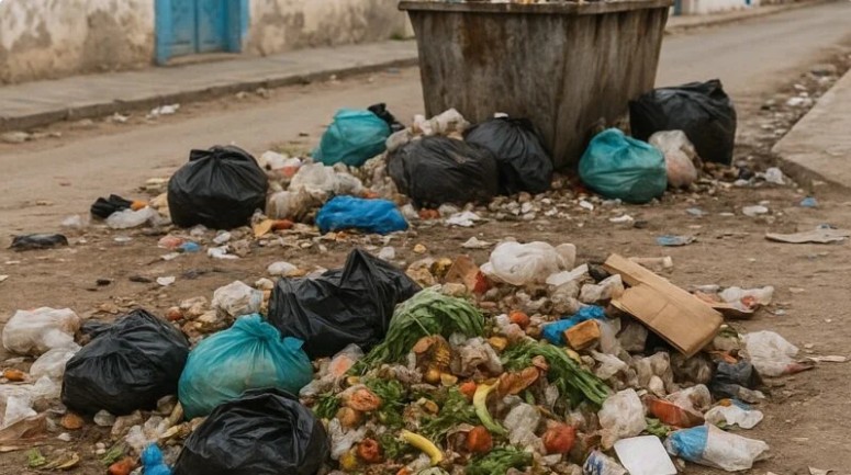 Déchets dans les espaces publics