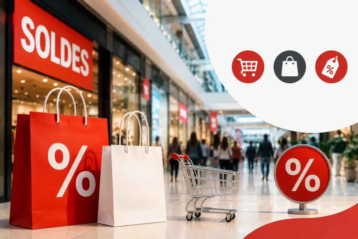 Centres commerciaux en Tunisie pendant les soldes