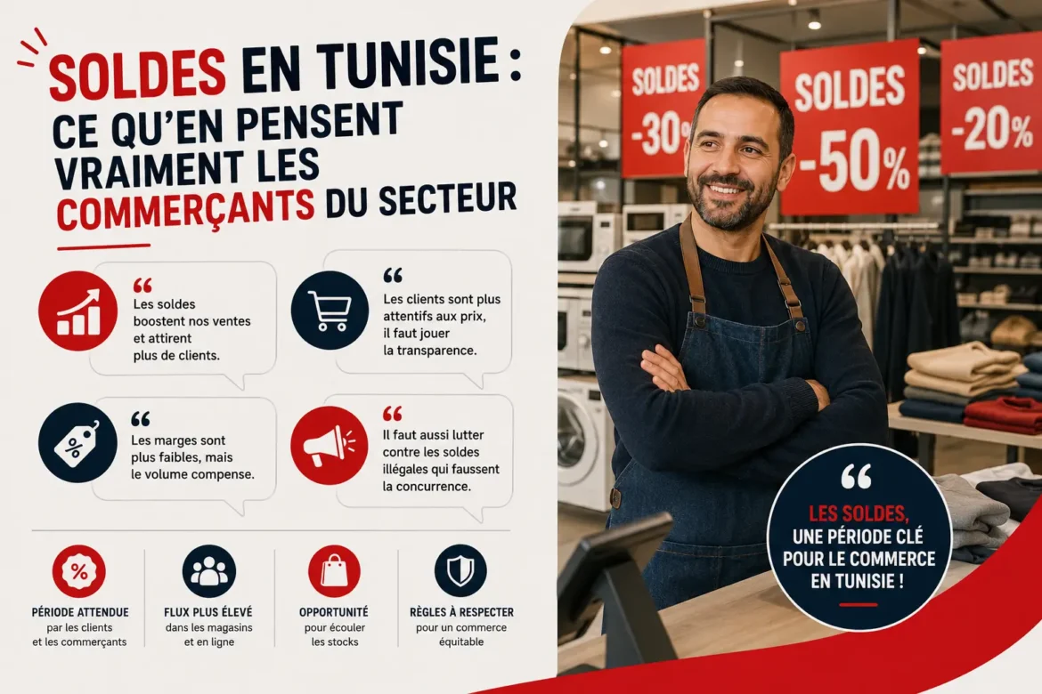 les soldes en tunisie commercants