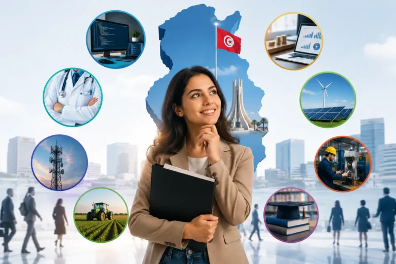 القطاعات الأكثر توظيفاً في تونس اليوم