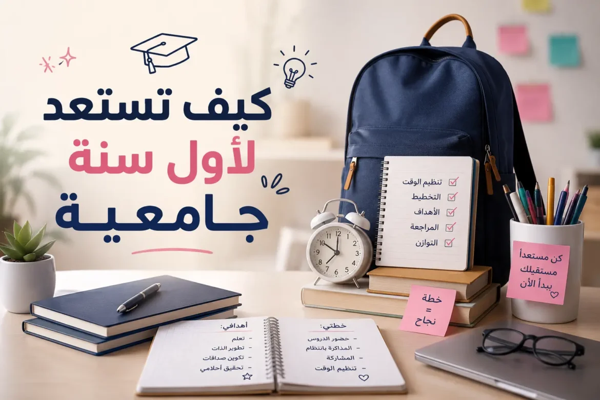 كيف تستعد لأول سنة جامعية