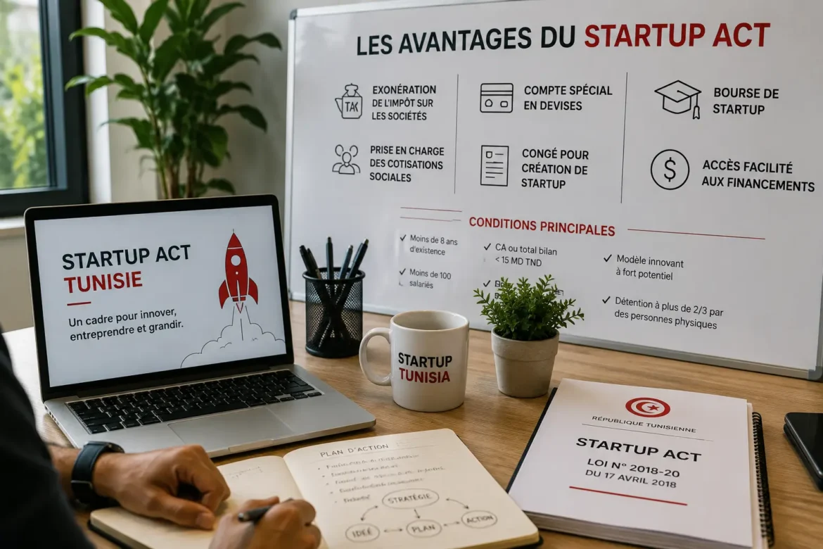 Startup Act en Tunisie : label, conditions et avantages