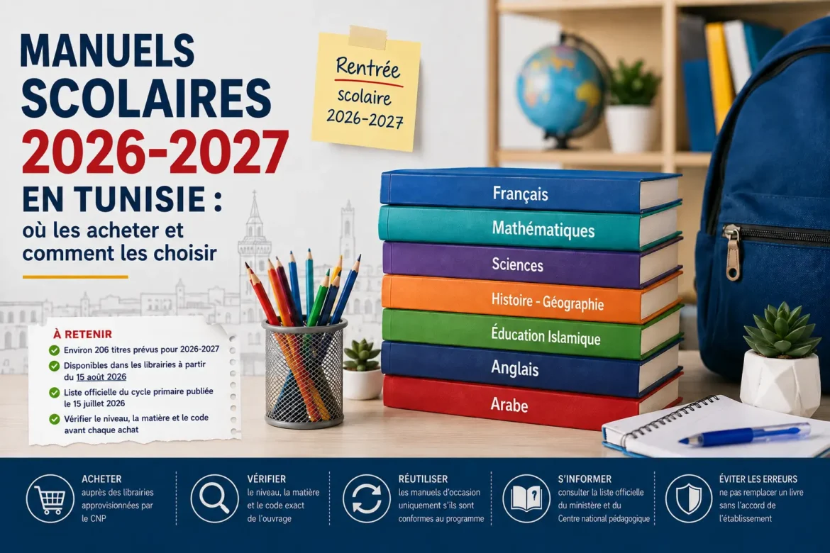 manuels scolaires Tunisie 2026-2027