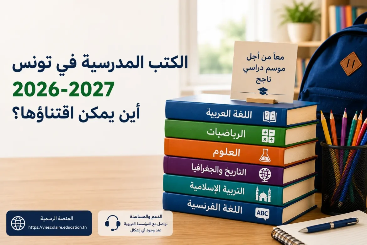 الكتب المدرسية في تونس 2026-2027